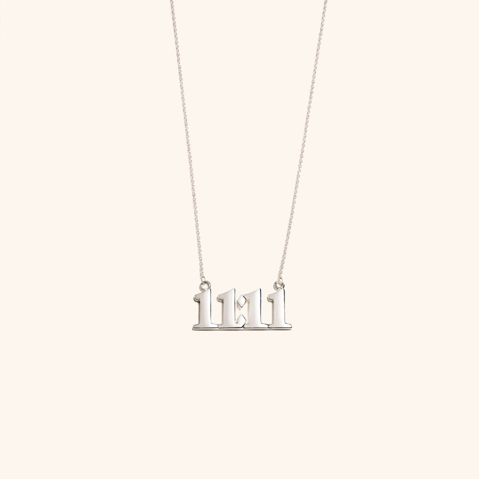 11:11 Silver Necklace