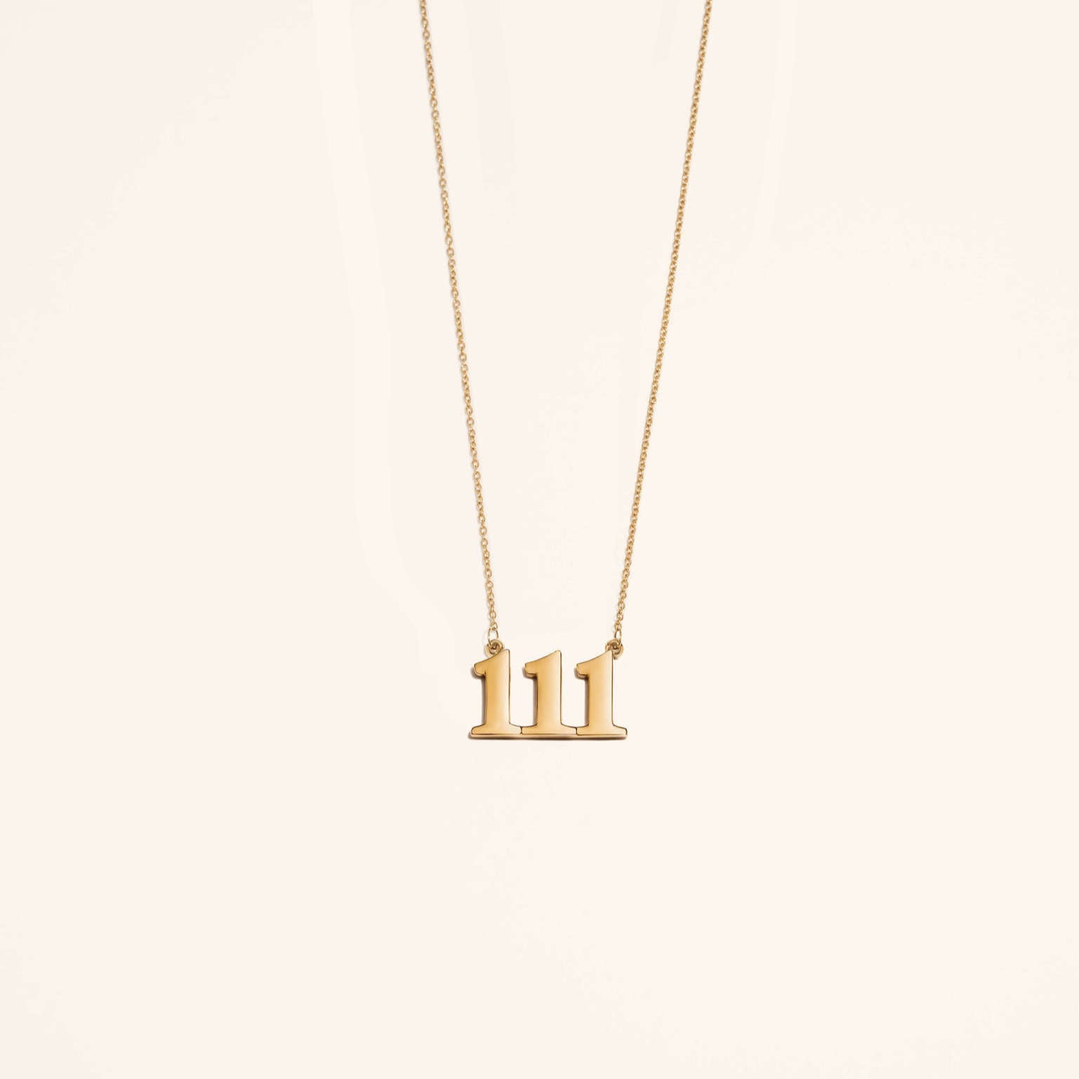111 Gold Necklace