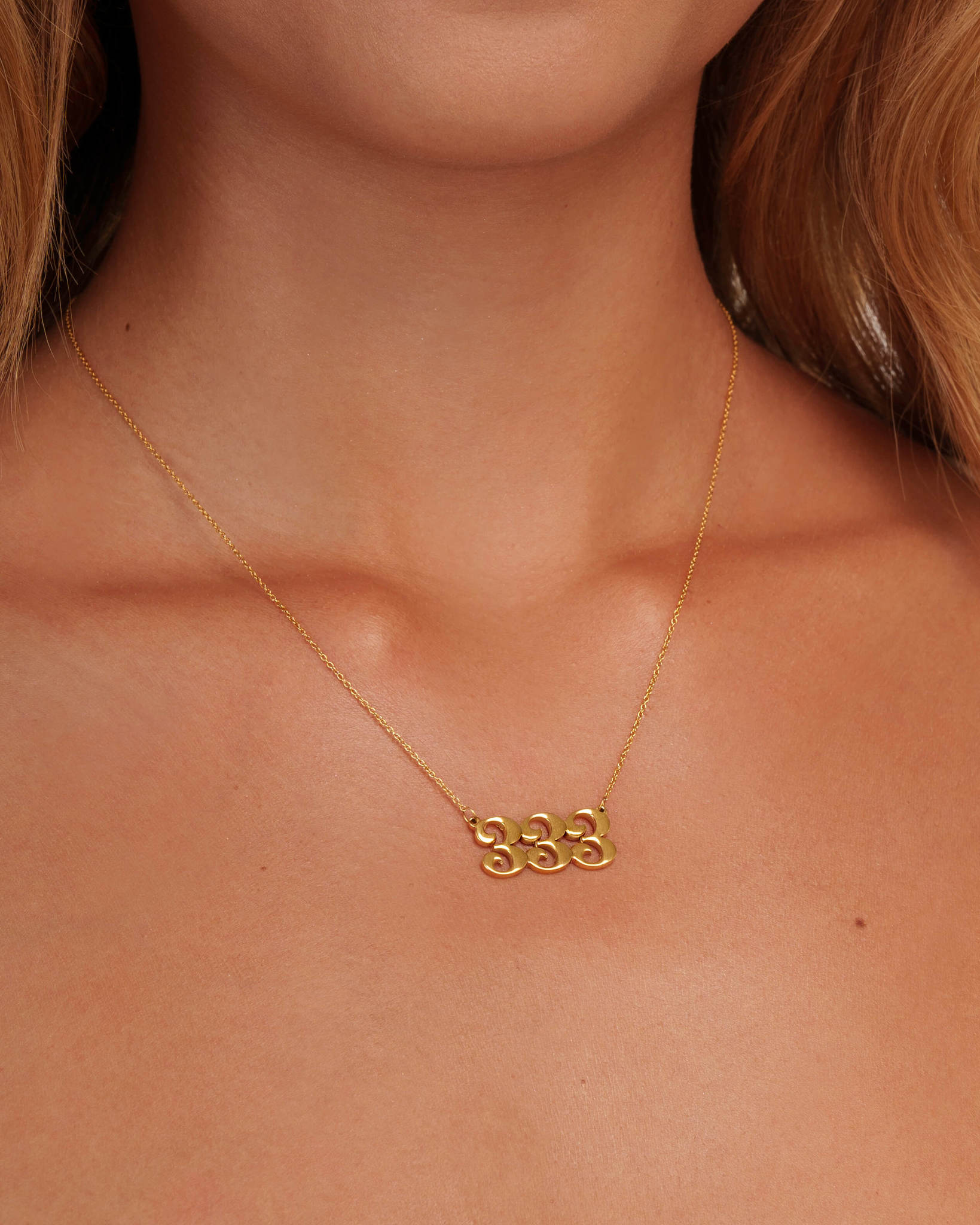 333 Gold Necklace