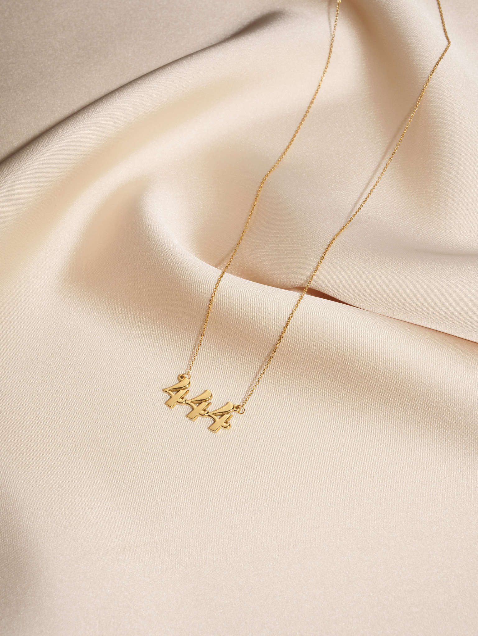 444 Gold Necklace
