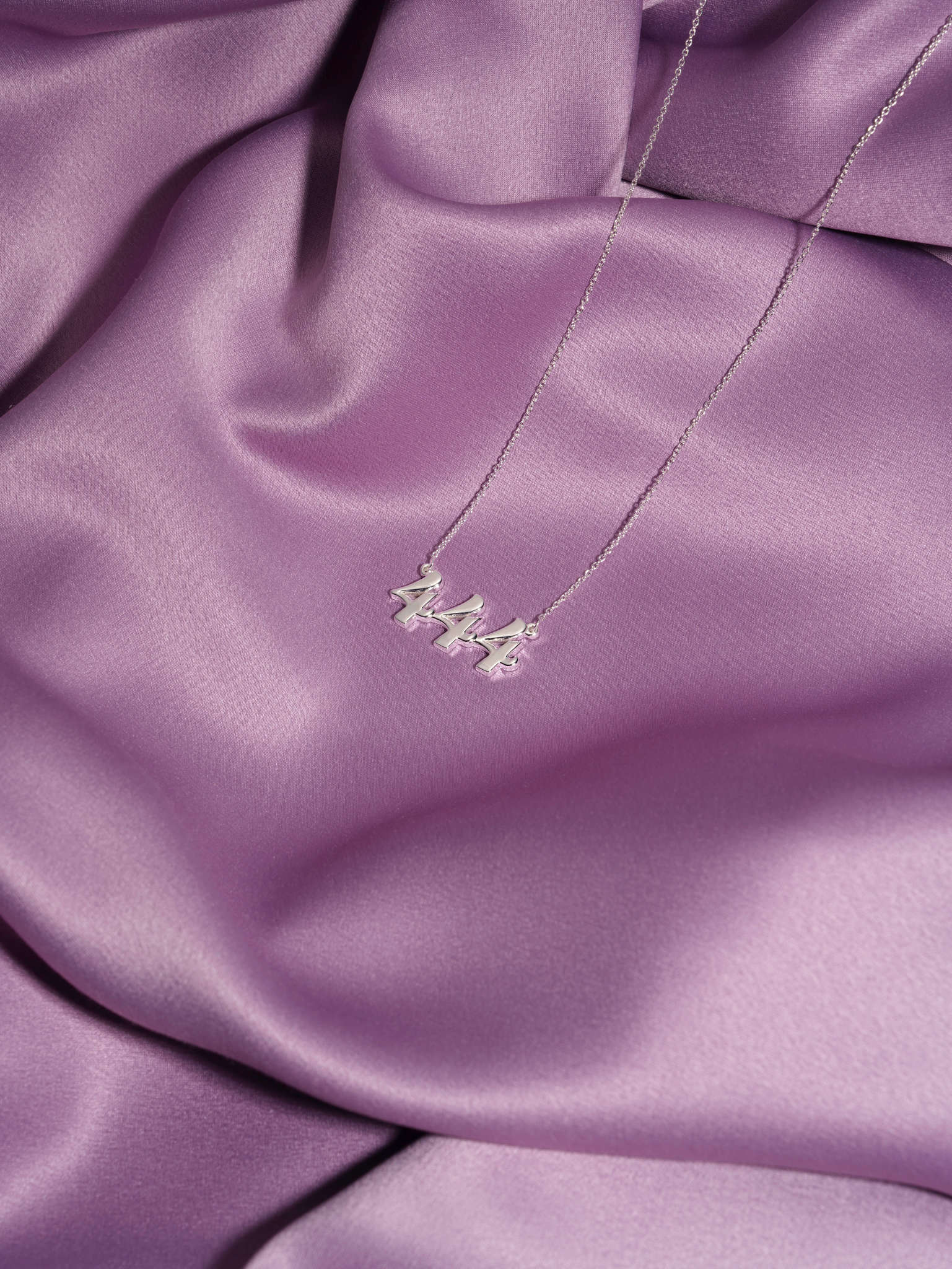 444 Silver Necklace