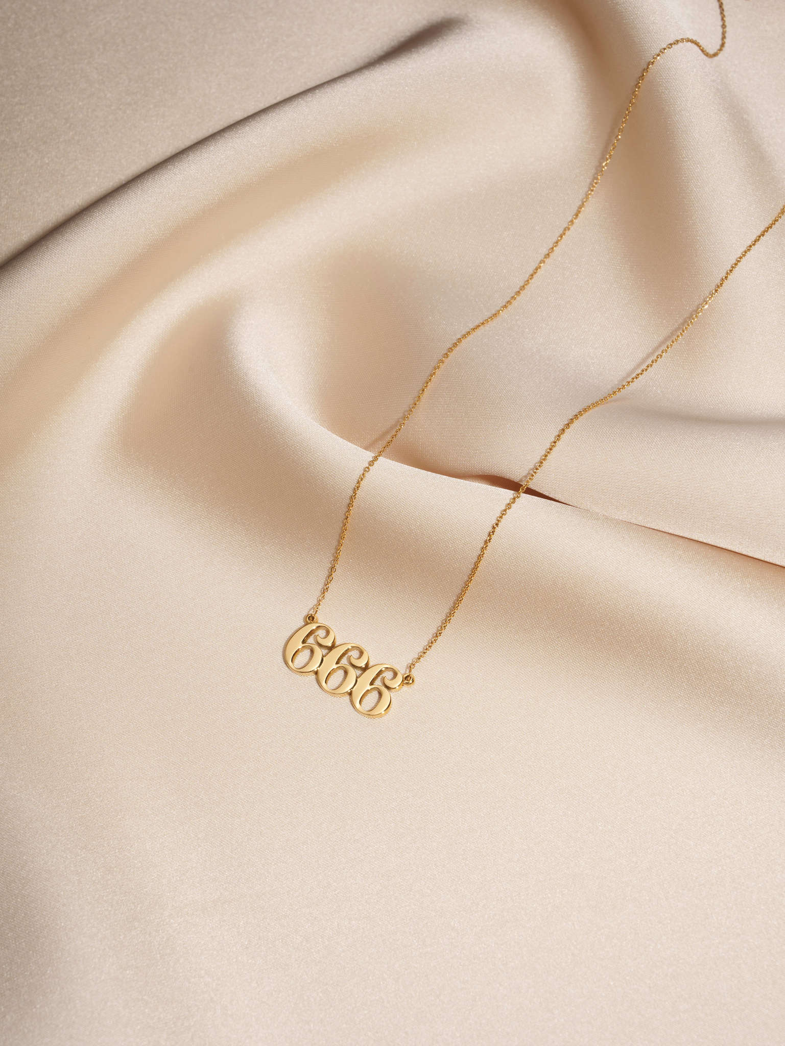 666 Gold Necklace
