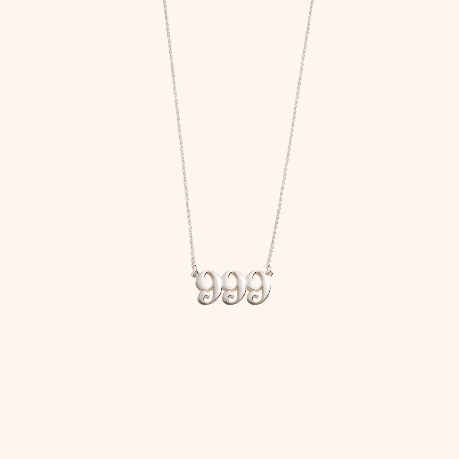 999 Silver Necklace