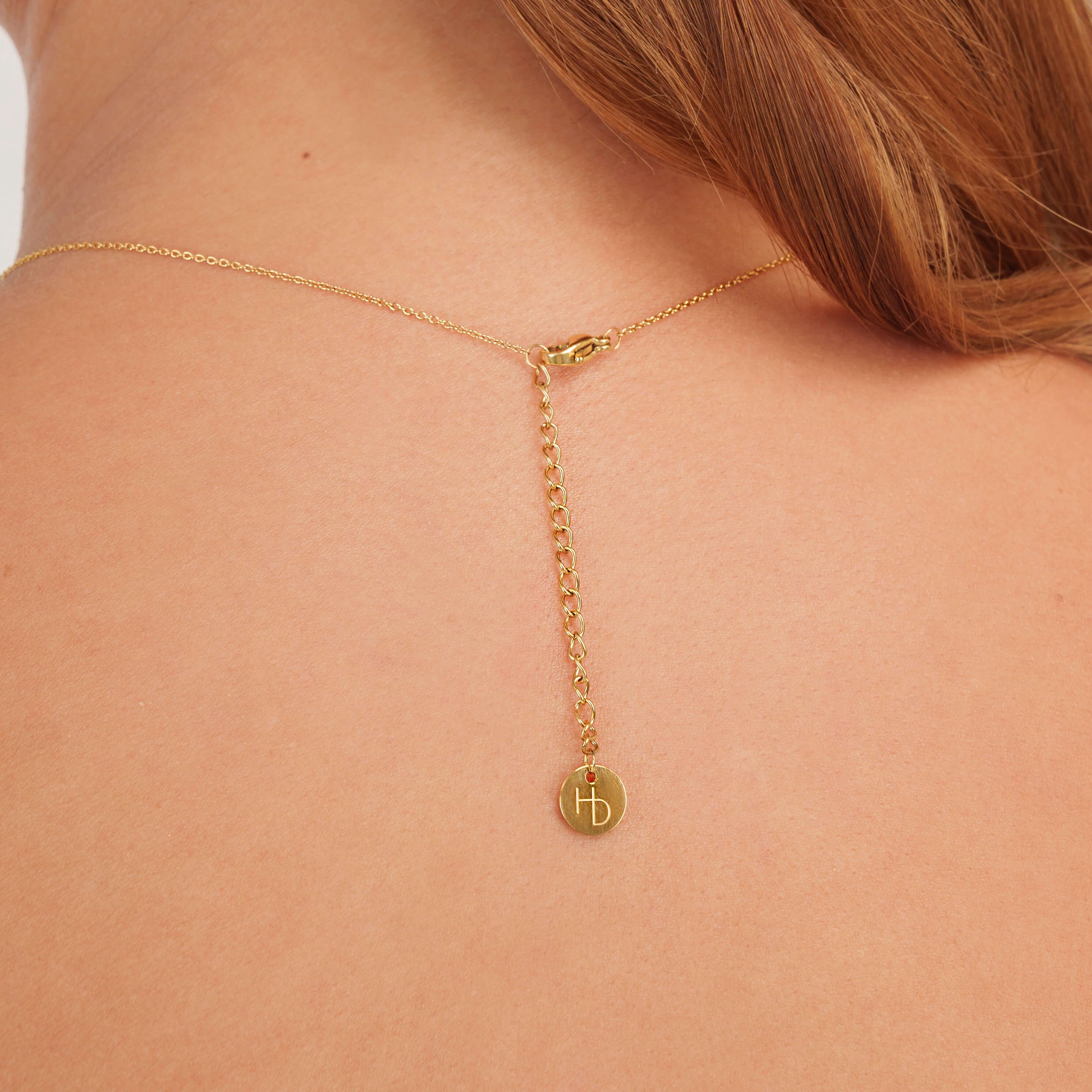 adjustable length for 555 gold necklace on neck