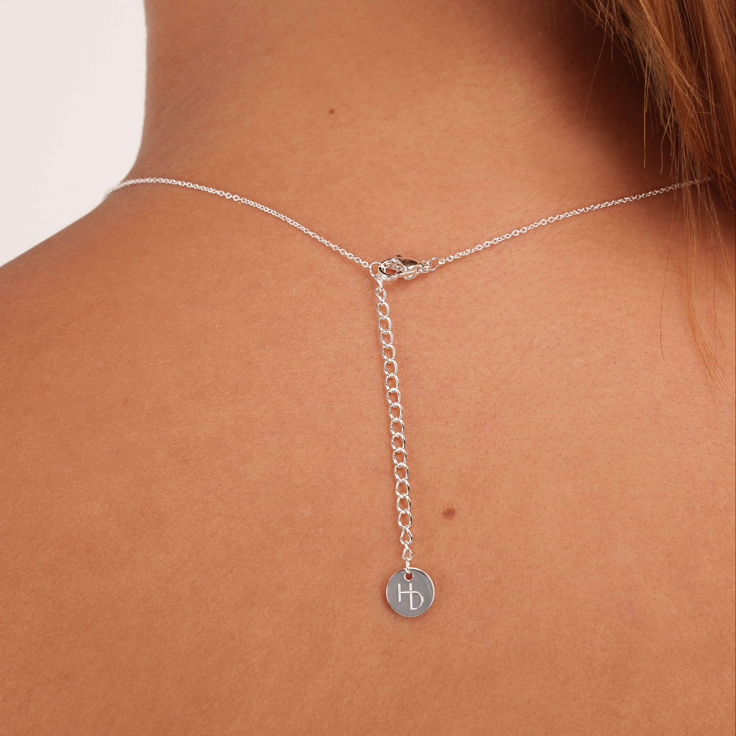 adjustable length 888 silver necklace