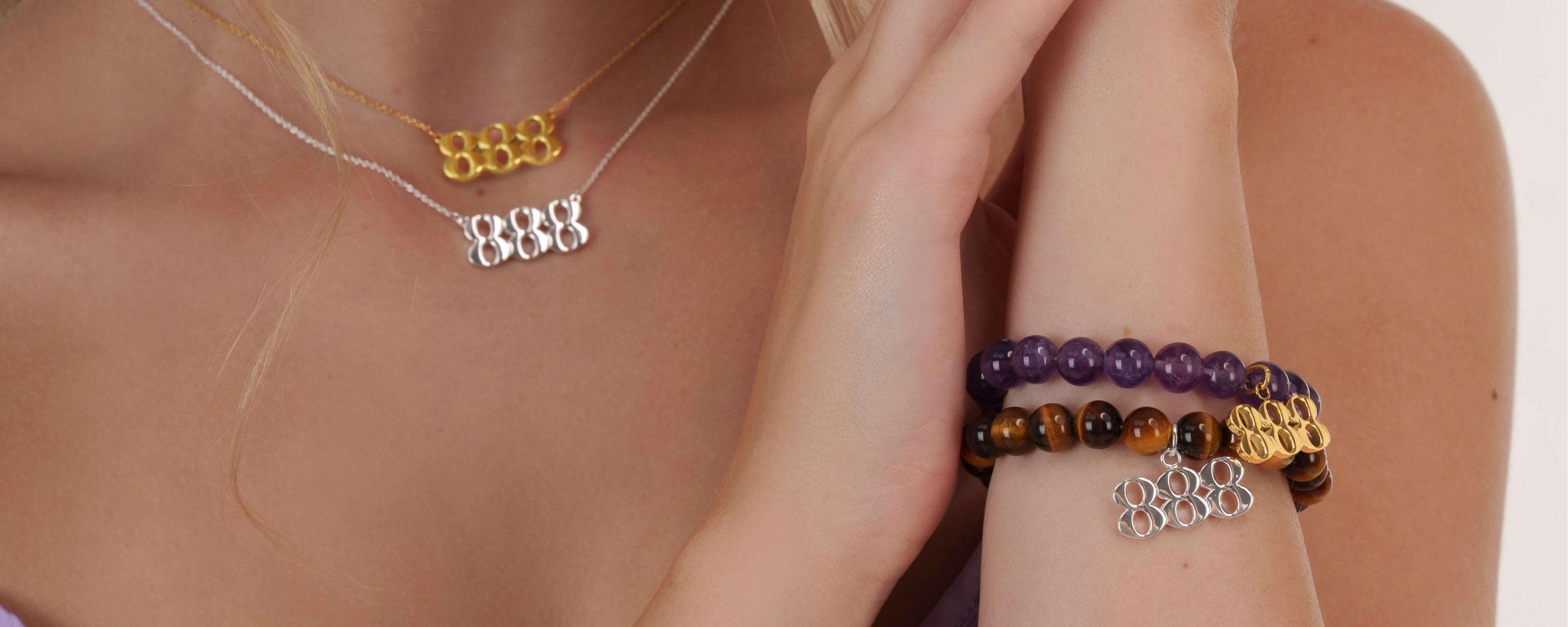 888 Angel Number Jewelry Collection