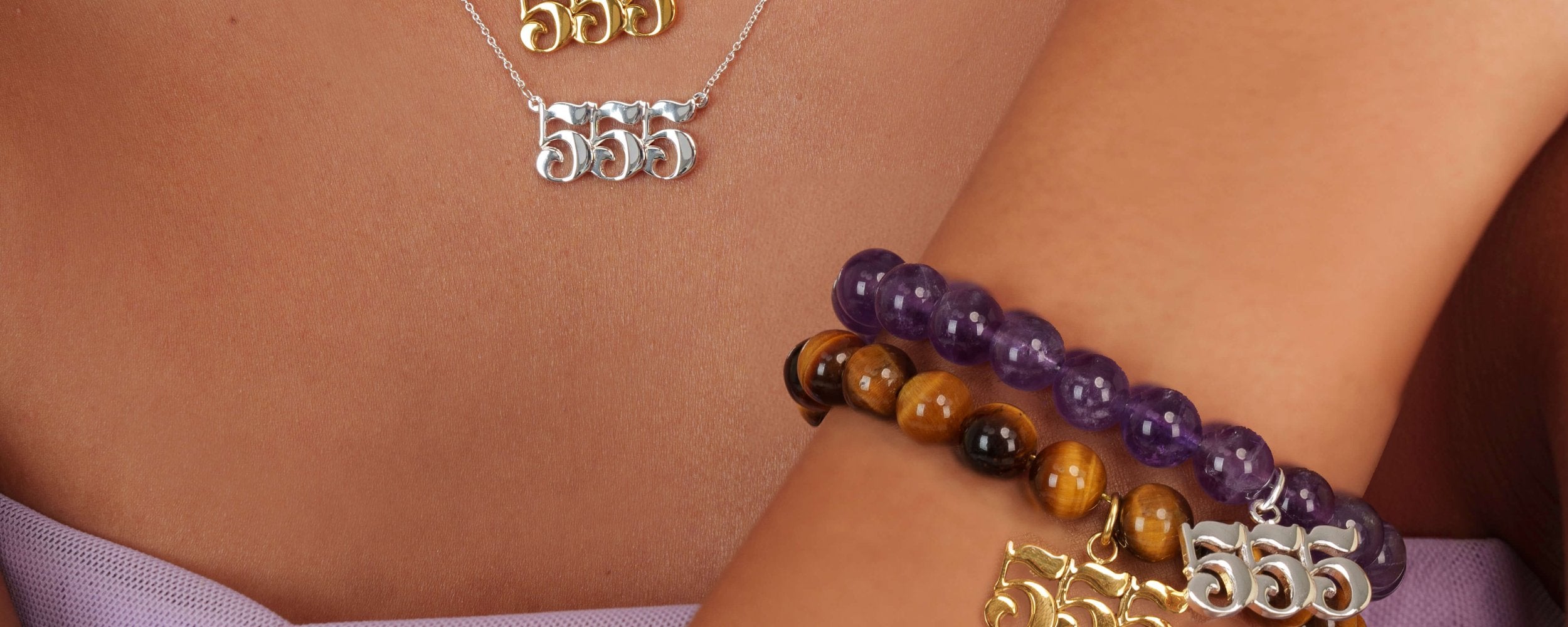 555 Angel Number Jewelry Collection