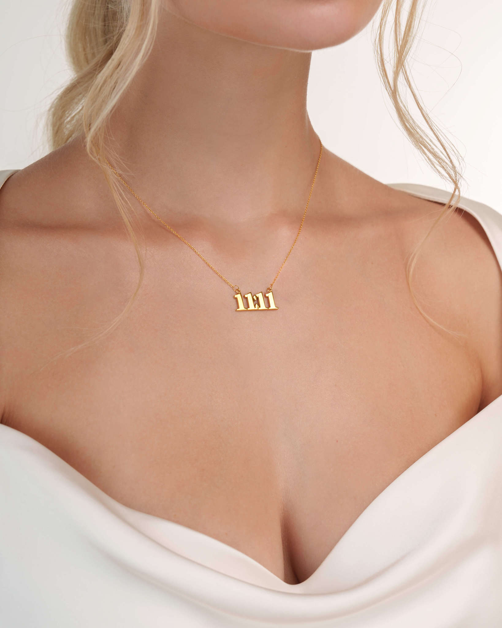 Angel Number 11:11 Gold Necklace
