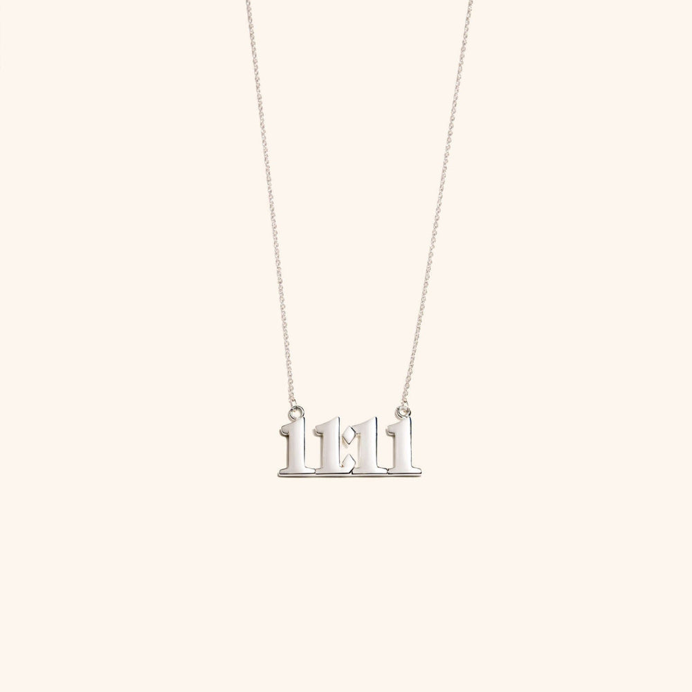 11:11 Silver Necklace