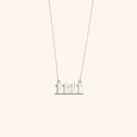 11:11 Silver Necklace