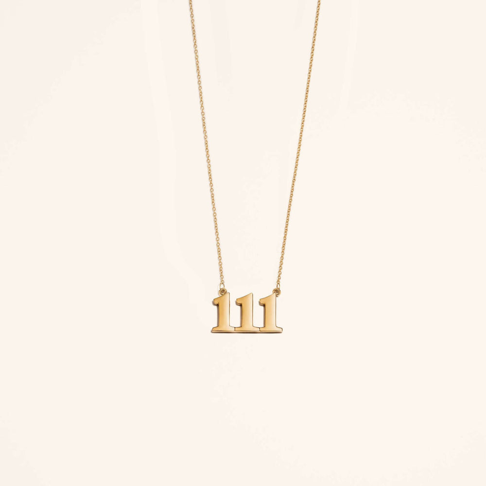 111 Gold Necklace