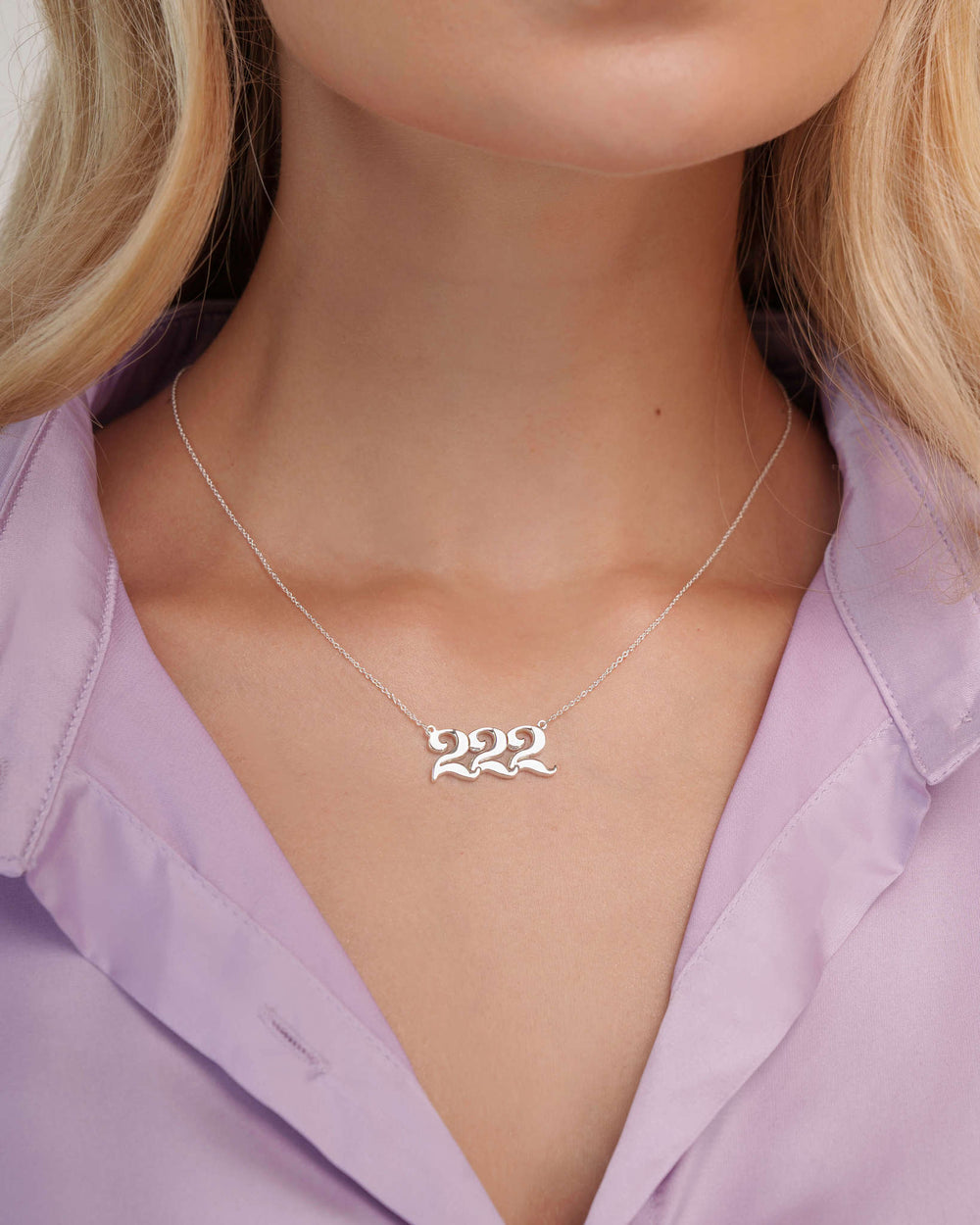 222 Silver Necklace