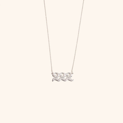 222 Silver Necklace
