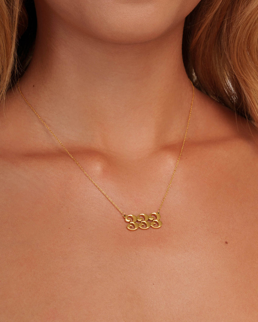 333 Gold Necklace
