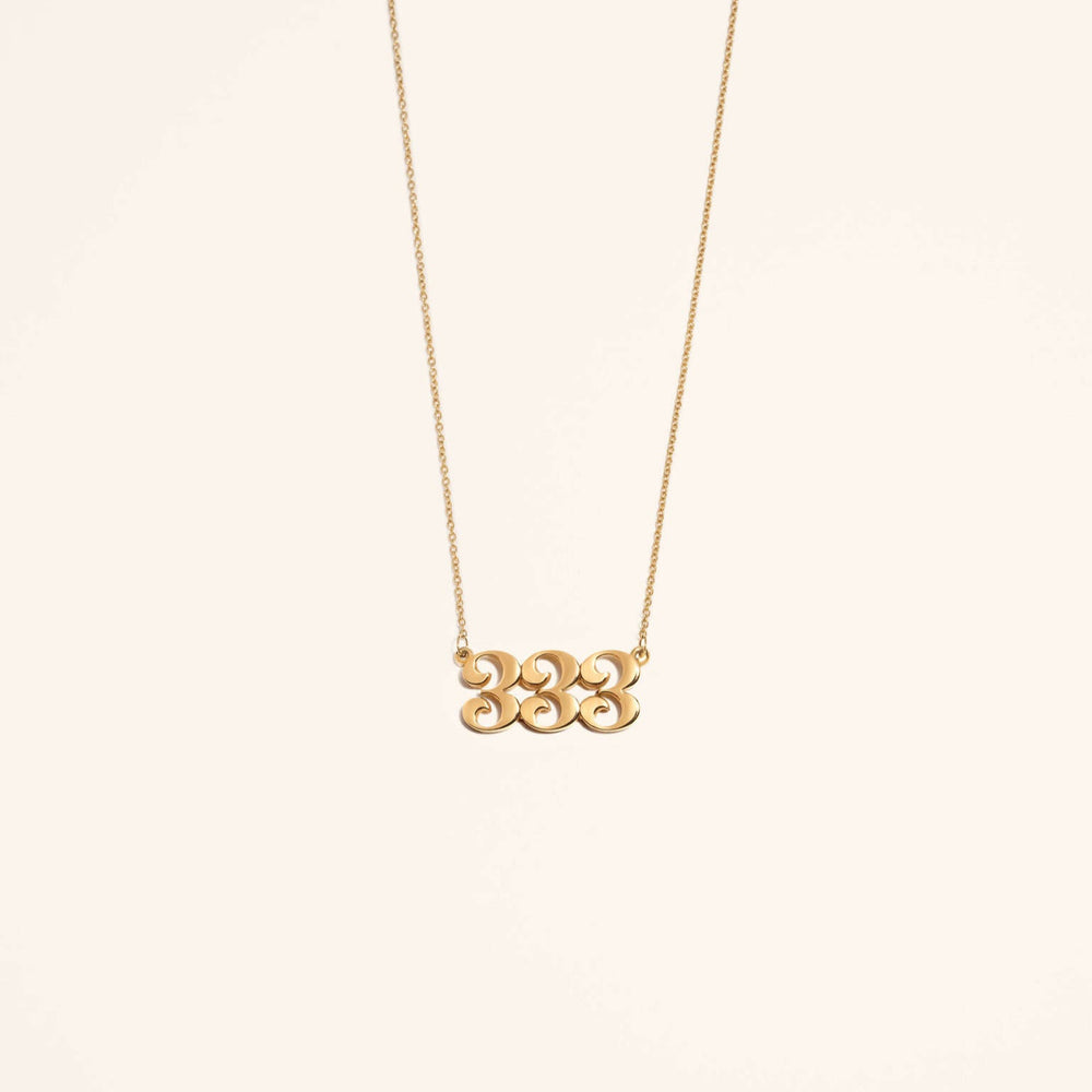 333 Gold Necklace