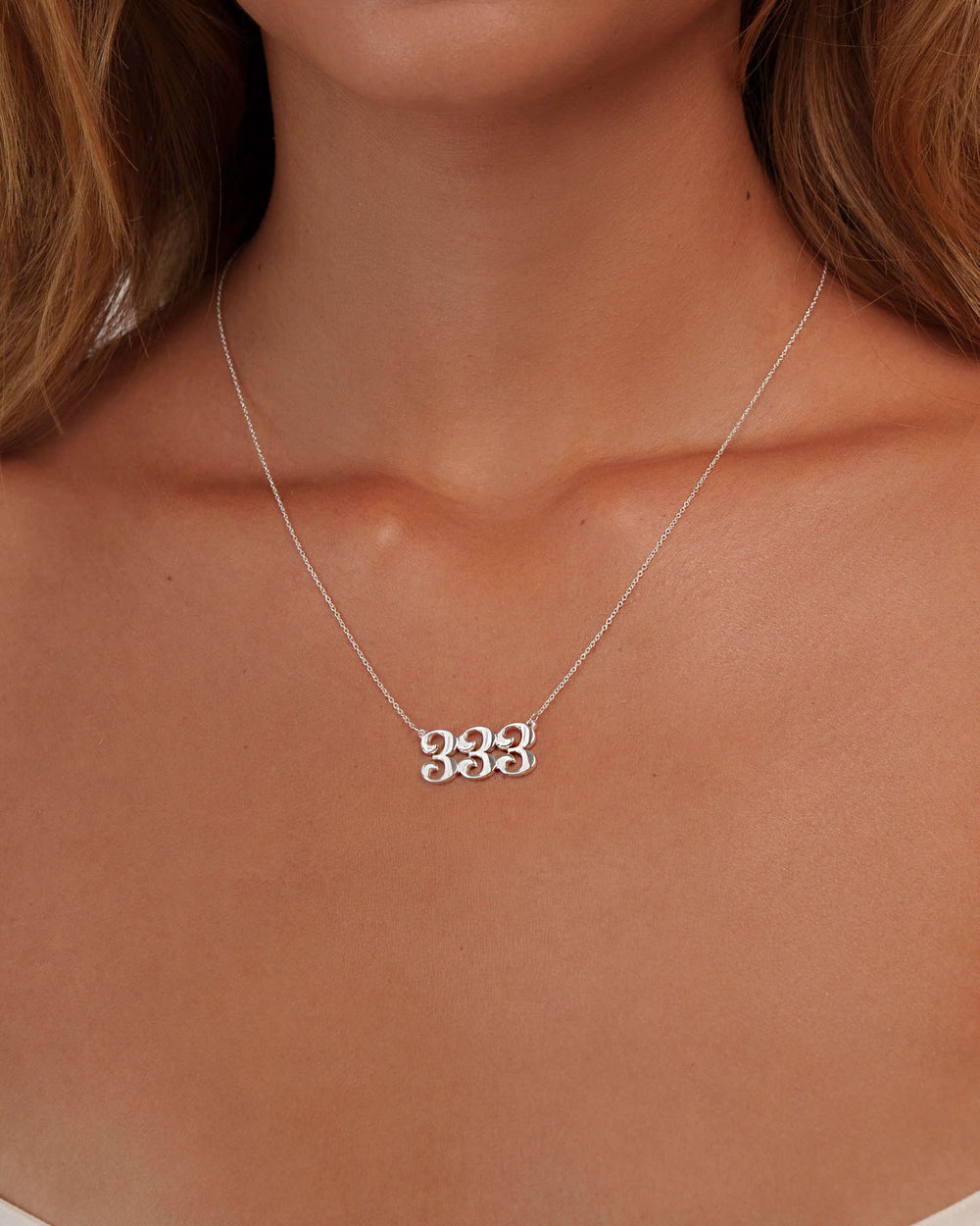333 Silver Necklace