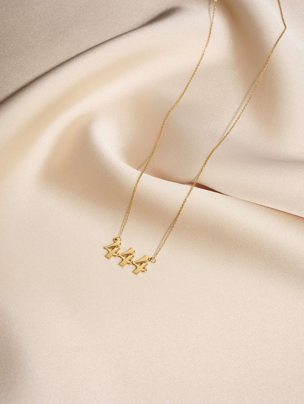 444 Gold Necklace