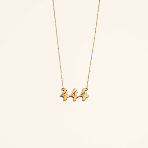 444 Gold Necklace