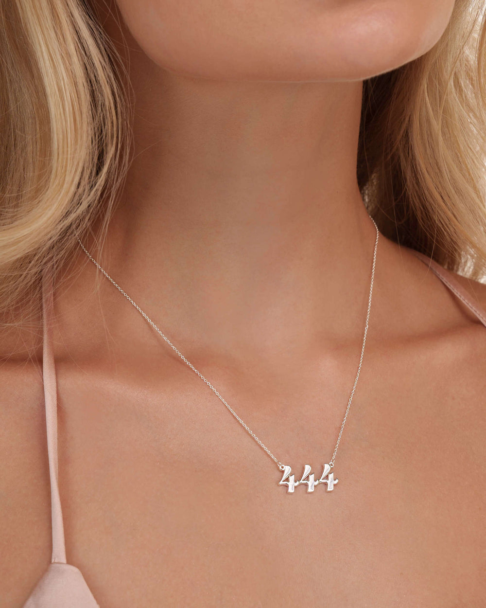 444 Silver Necklace