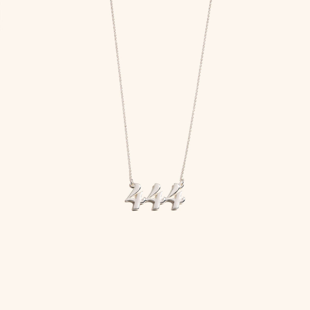 444 Silver Necklace