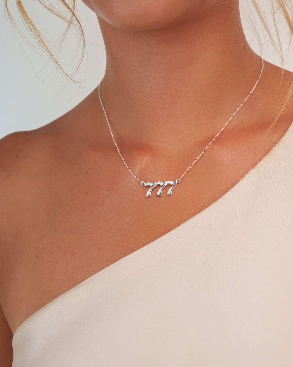 777 Silver Necklace