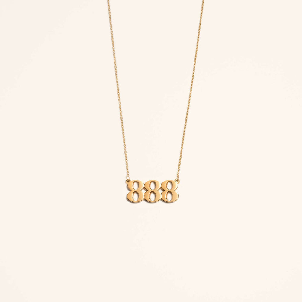 888 Gold Necklace