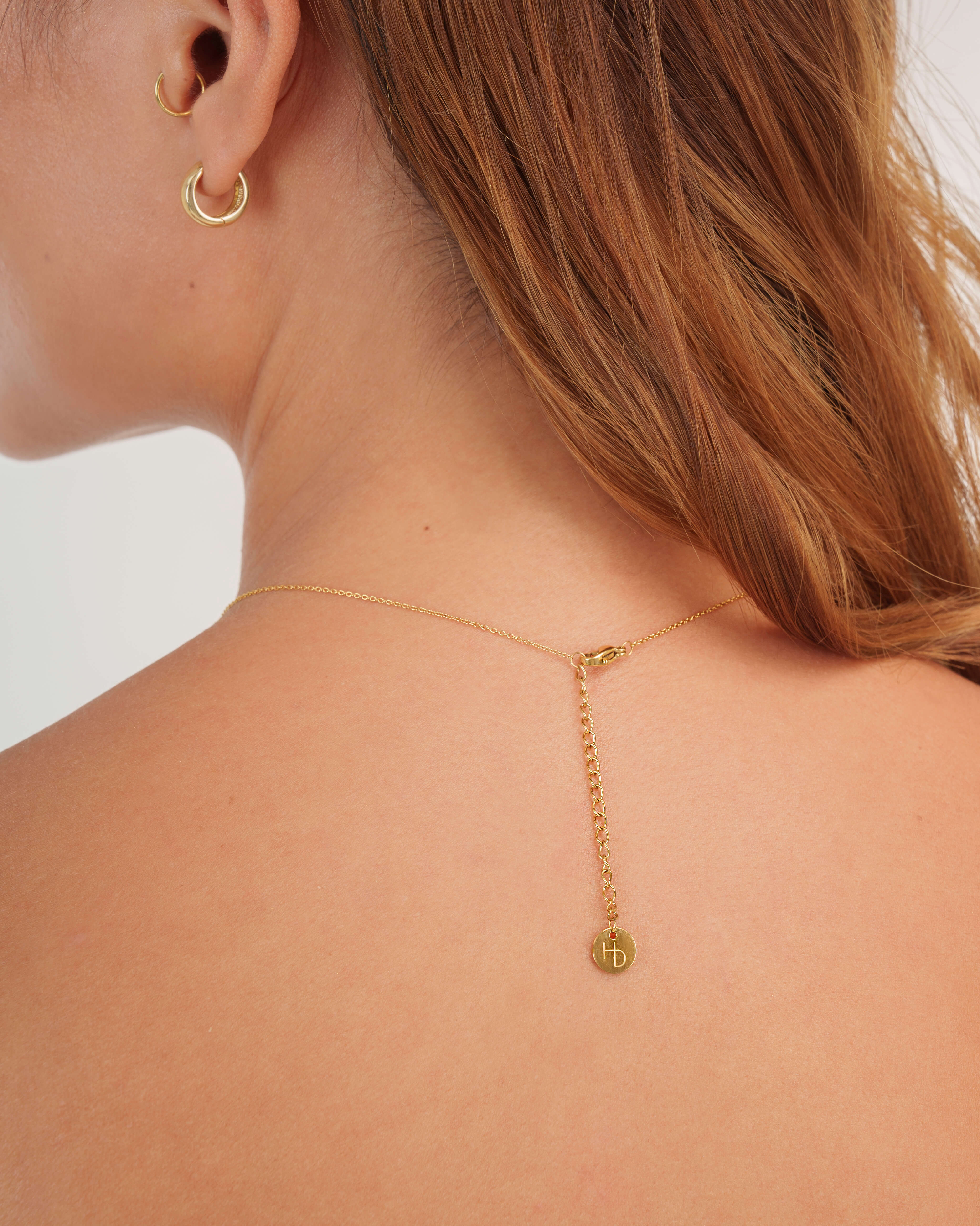 222 Angel Number Necklace | Dainty Diamond Solid Gold