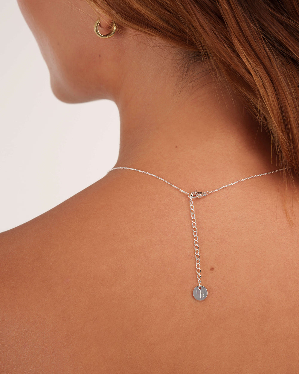 Silver Angel Number Necklace - Choose Your Number
