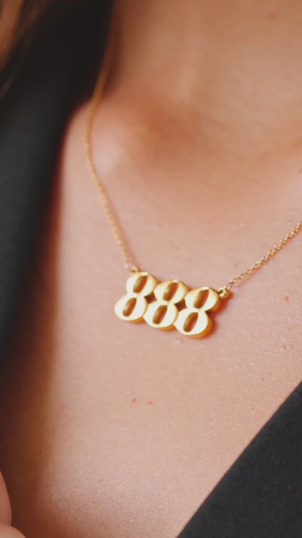 888 Gold Necklace